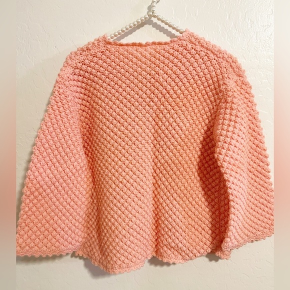 hand knit sweater OS - Picture 2 of 3